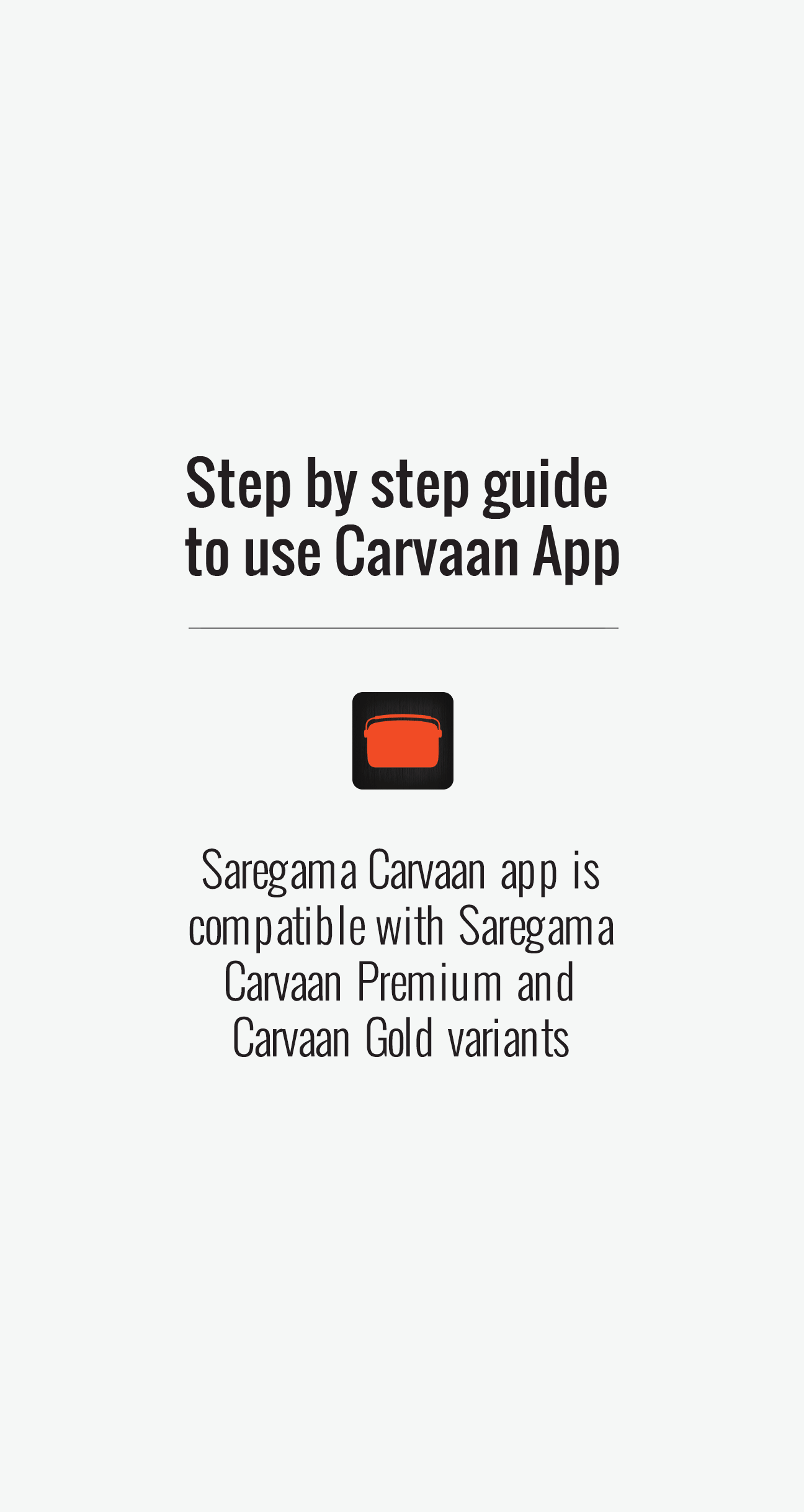 CARVAAN PREMIUM / CARVAAN GOLD AND APP CONNECTIVITY