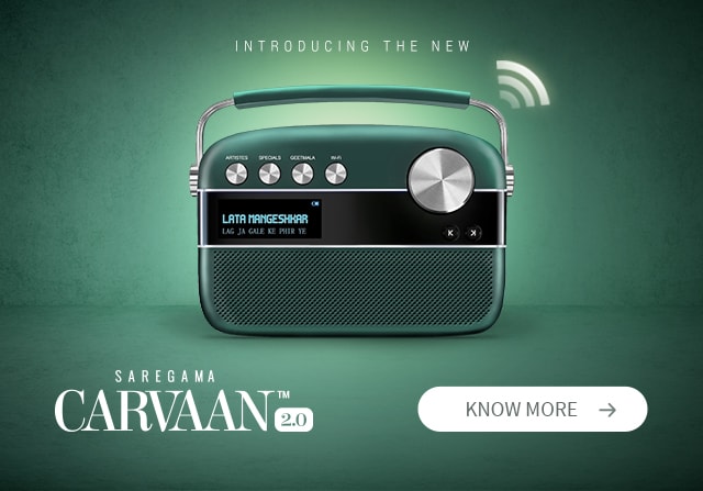 Saregama Carvaan Best Digital Audio Player with 5000 Evergreen Songs Saregama Carvaan Best Digital Audio Player with 5000 Evergreen Songs