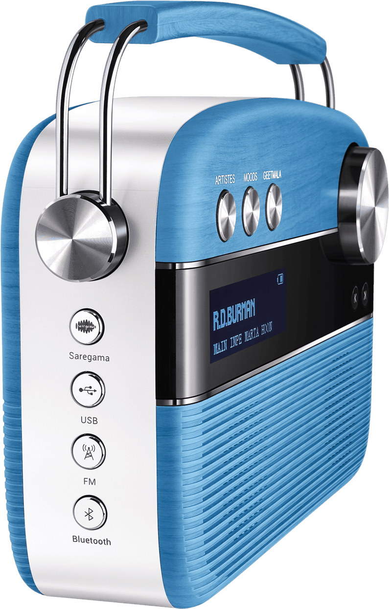 Saregama carvaan side view