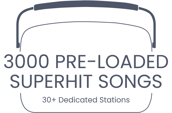 3000 pre-loaded superhit songs
