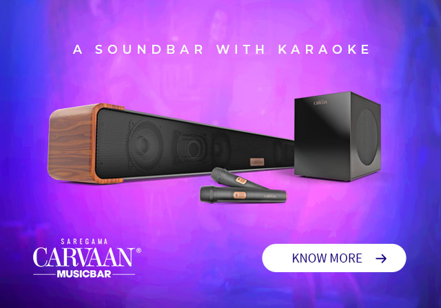 Saregama Carvaan Musicbar With Karaoke